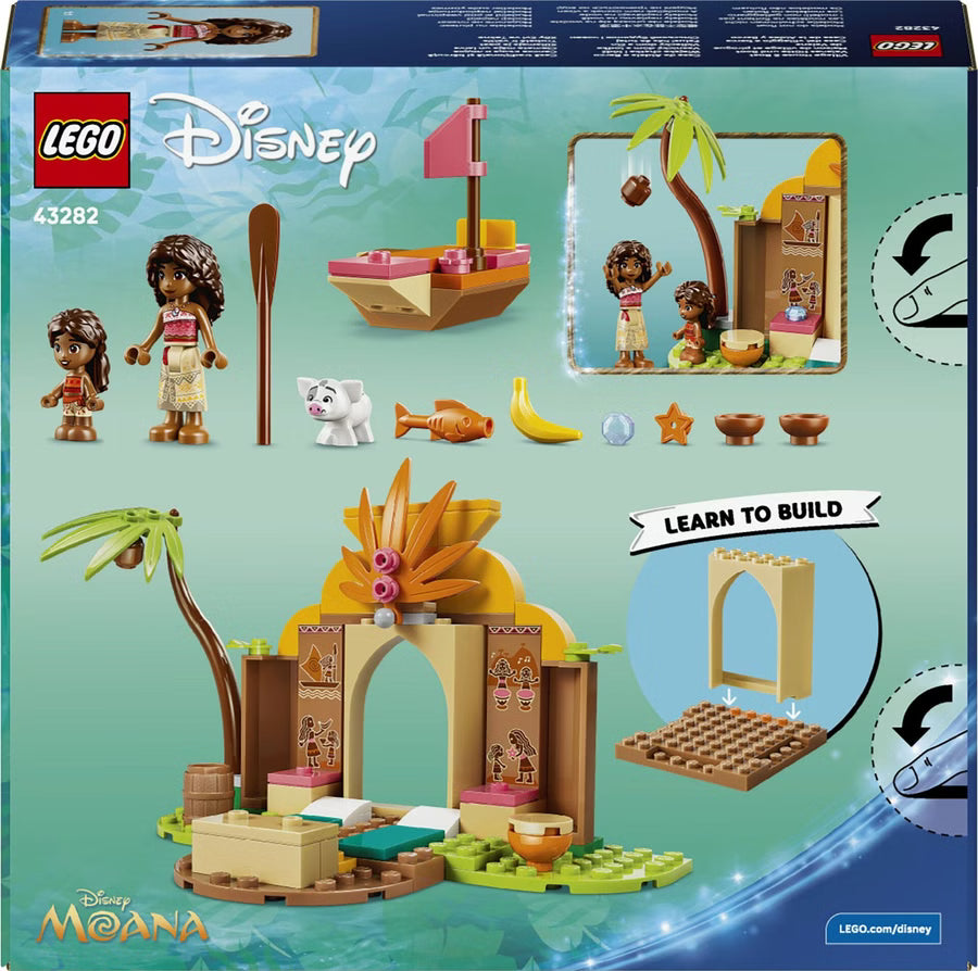 LEGO® 43282 Disney Princess - Vaianas Hütte und Boot (85 Teile)