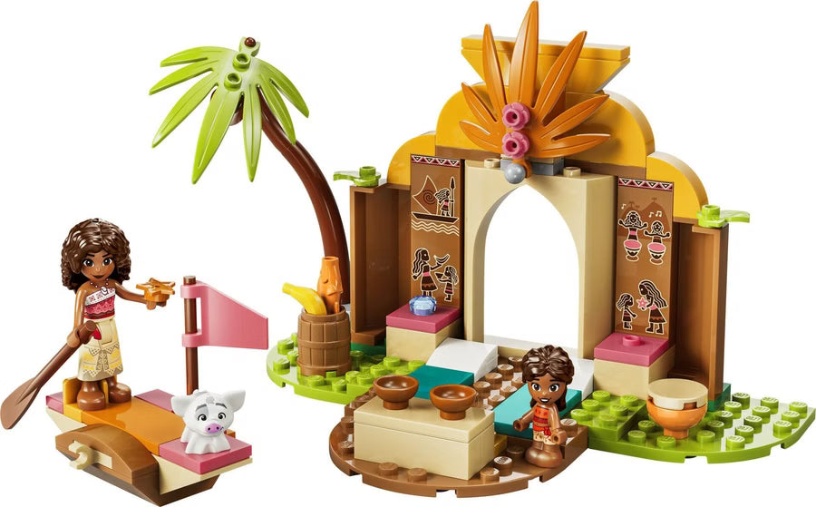 LEGO® 43282 Disney Princess - Vaianas Hütte und Boot (85 Teile)